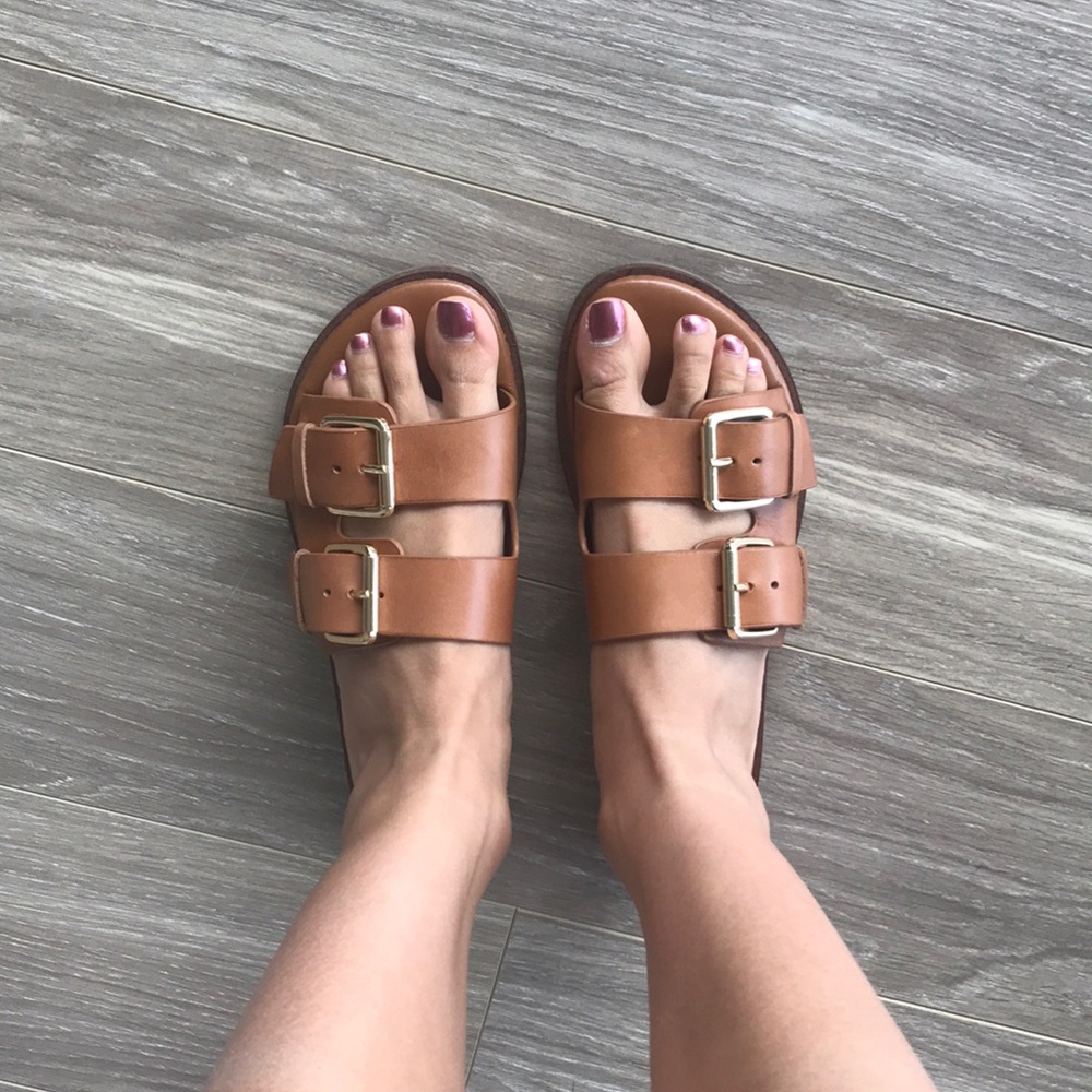 Franco Sarto slip on sandals